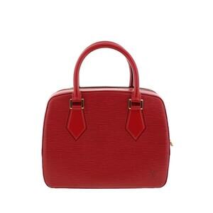 LOUIS VUITTON Sablon Epi Bag Handbag Castilian Red